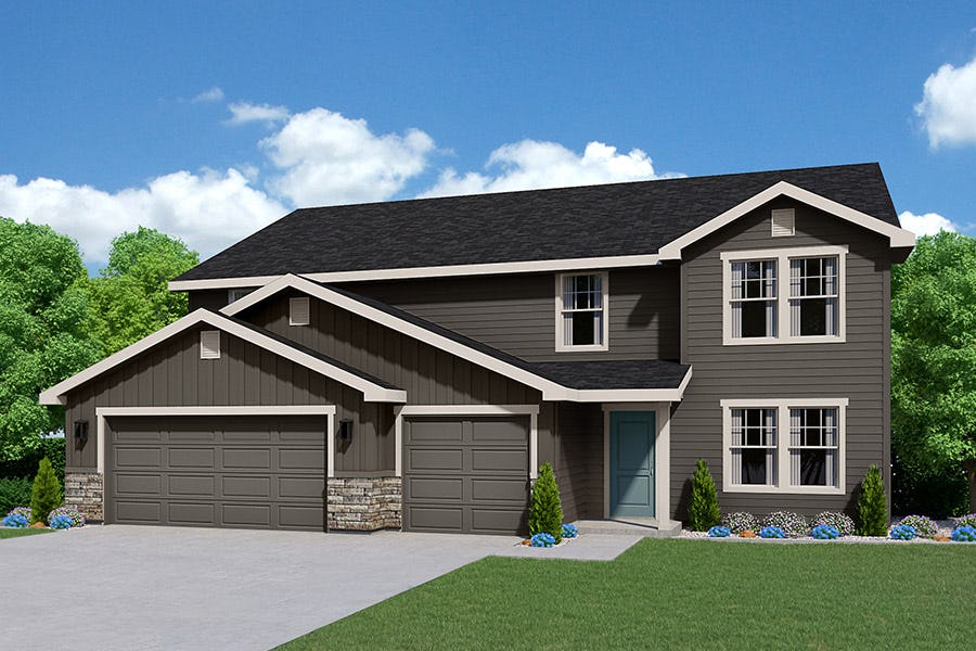 Agate 2Story Floor Plan New Home in Idaho